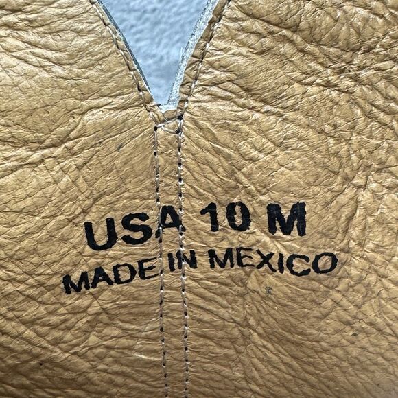 Sterling River SR6000 Cowgirl Boots Fringe Distressed Black Leather Sz 10 - Picture 14 of 16